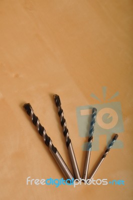 Drill Bits Stock Photo