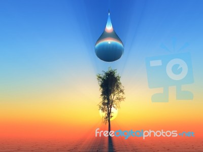 Drop Of Life Stock Image