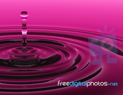 Drop Purple Stock Image