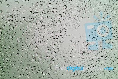 Drops Background Stock Photo