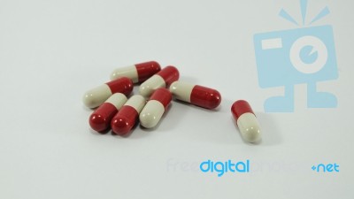 Drug Capsule Stock Photo