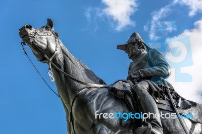 Duke Of Wellington Monument In London Stock Photo