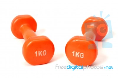 Dumbbell Stock Photo