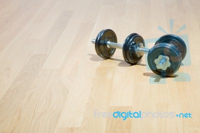 Dumbbells Stock Photo