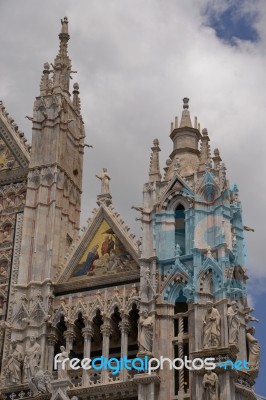 Duomo In Sienna Stock Photo