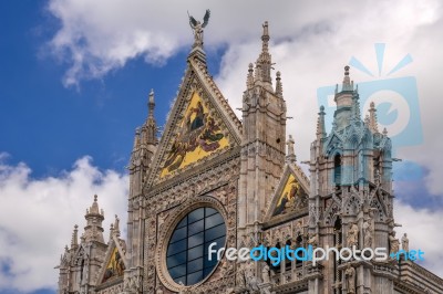 Duomo In Sienna Stock Photo