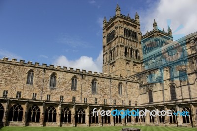 Durham Cathedral Cloisters Stock Photo