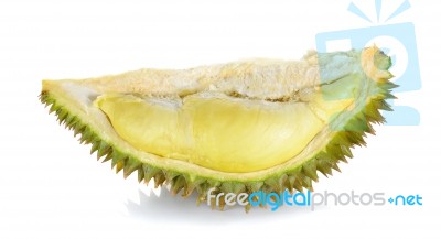 Durian Isolated On The White Background Stock Photo