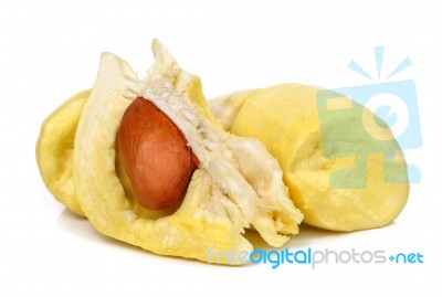 Durian Isolated On The White Background Stock Photo