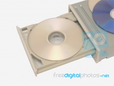 DVD Writer Stock Photo