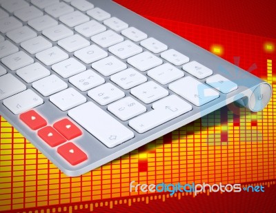 Dynamic Keyboard Stock Image