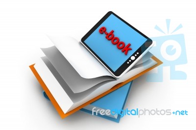 E-book Stock Image