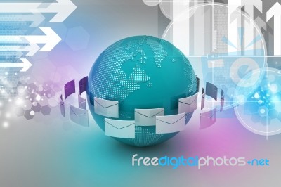 E Mail Concept Stock Image