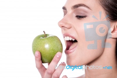 Eager To Have Healthy ! Stock Photo