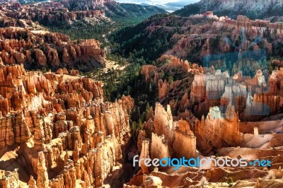 Early Morning In Bryce Canyon Stock Photo