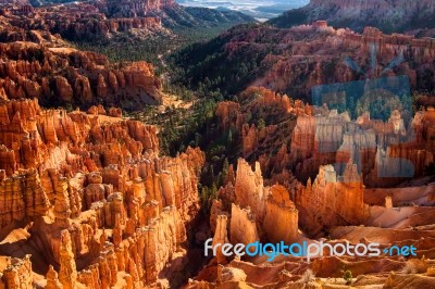 Early Morning In Bryce Canyon Stock Photo