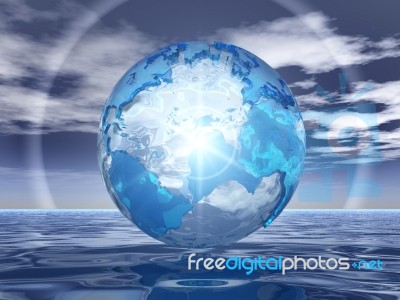 Earth And Water Stock Image