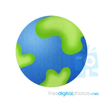 Earth Cartoon Stock Image