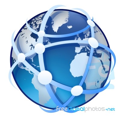 Earth Globe Stock Image