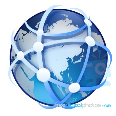 Earth Globe Stock Image