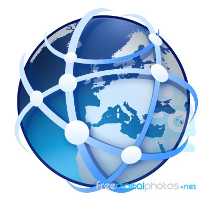 Earth Globe Stock Image