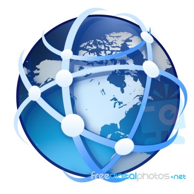 Earth Globe Stock Image