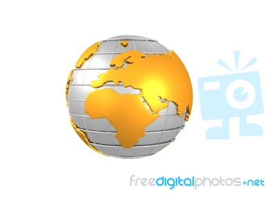 Earth Globe Stock Image