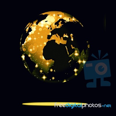 Earth Symbol Of The New Year On Our Planet Stock Image