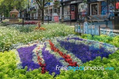 East Grinstead In Bloom Stock Photo