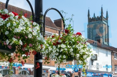 East Grinstead In Bloom Stock Photo