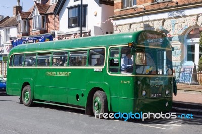 East Grinstead Vintage Bus Rally Stock Photo