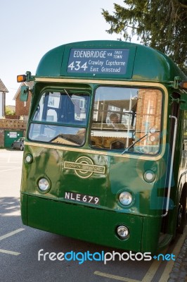 East Grinstead Vintage Bus Rally Stock Photo