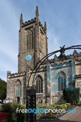 East Grinstead,  West Sussex/uk - August 18 :  View Of St Swithu… Stock Photo