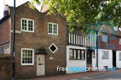 East Grinstead,  West Sussex/uk - August 18 :  Ye Olde Lock Up A… Stock Photo