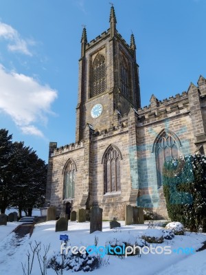 East Grinstead, West Sussex/uk - February 27 : St Swithun's Chur… Stock Photo