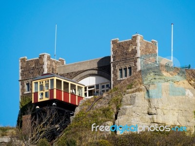 East Hill Funicular Railway In Hastings Stock Photo