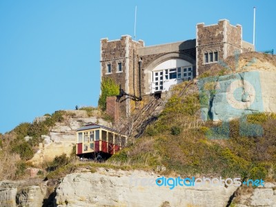 East Hill Funicular Railway In Hastings Stock Photo