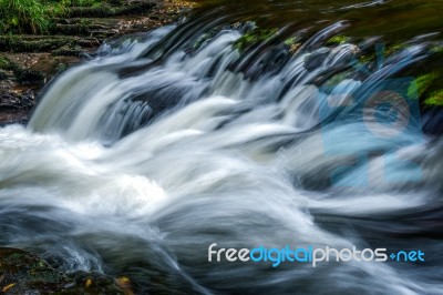 East Lyn River Stock Photo