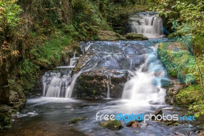 East Lyn River Stock Photo