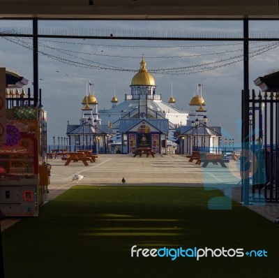 Eastbourne, East Sussex/uk - January 7 : View Of Eastbourne Pier… Stock Photo