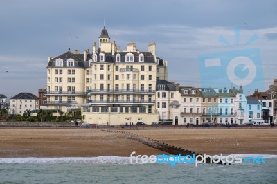 Eastbourne, East Sussex/uk - November 4 : View Of The Queens Hot… Stock Photo