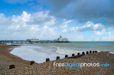 Eastbourne, East Sussex/uk - October 21 : Tail End Of Storm Bria… Stock Photo