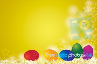 Easter Background Stock Image