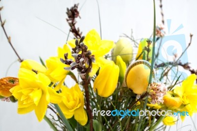 Easter Bouquet Stock Photo