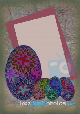 Easter Card Stock Image