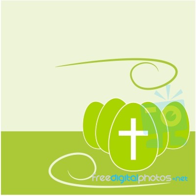 Easter Egg Background Illustration Stock Image