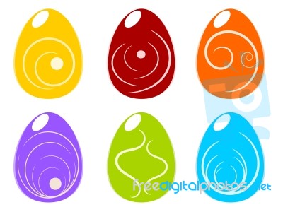 Easter Egg Illustration Stock Image