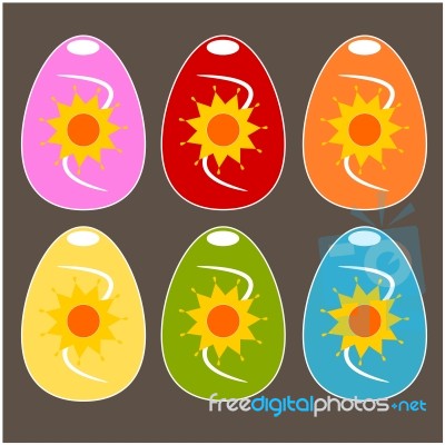 Easter Egg Illustration Stock Image