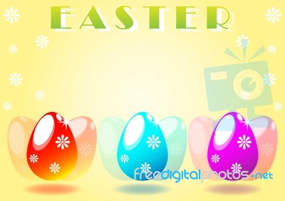 Easter Eggs Stock Image