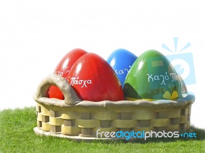 Easter Eggs Stock Photo